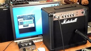 Как записать звук комбика — Marshall MG15CF