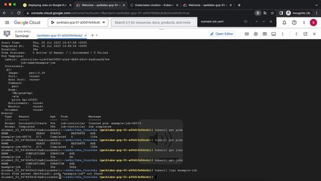 Deploying Jobs on Google Kubernetes Engine смотреть онлайн