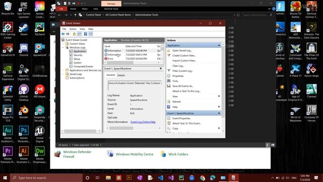 How to copy the details of a windows 10 event (through Event Viewer) смотреть онлайн