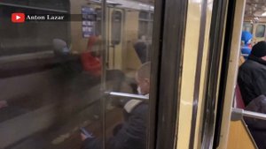 Украина, город Днепр, метрополитен поездка Покровская-Вокзальная // 20 декабря 2020 // Anton Lazar