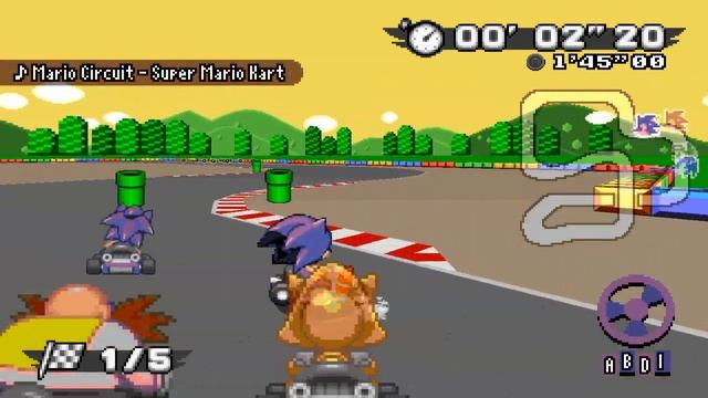 Sonic Robo Blast 2 Kart - All Mario Kart Tracks
