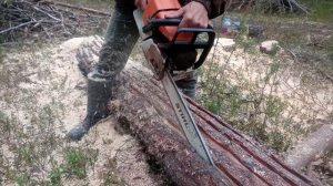 распилка бревен на доски