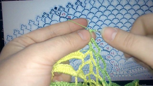 Салфетка "Алисия" 3 часть. Мастер класс. смотреть онлайн