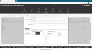 Webinar of (EDMCS) Oracle Enterprise Data Management