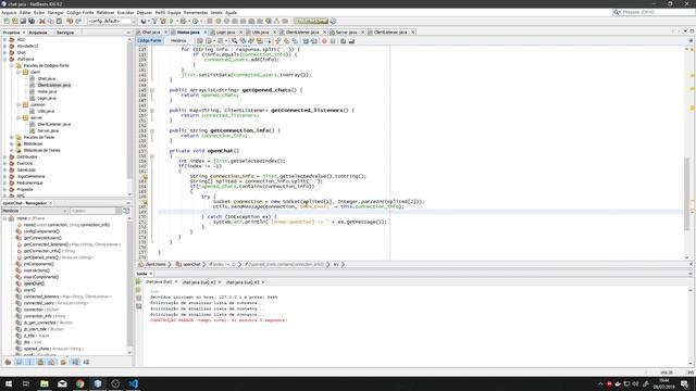 JAVA | SOCKET | CHAT #9 - Abrir conversas смотреть онлайн