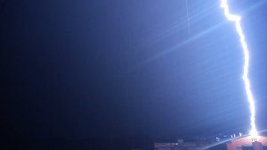 Молния бьёт в жилой дом. Адлер. Сочи