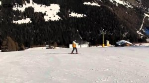 "Паук с палкой" упражнение по горным лыжам