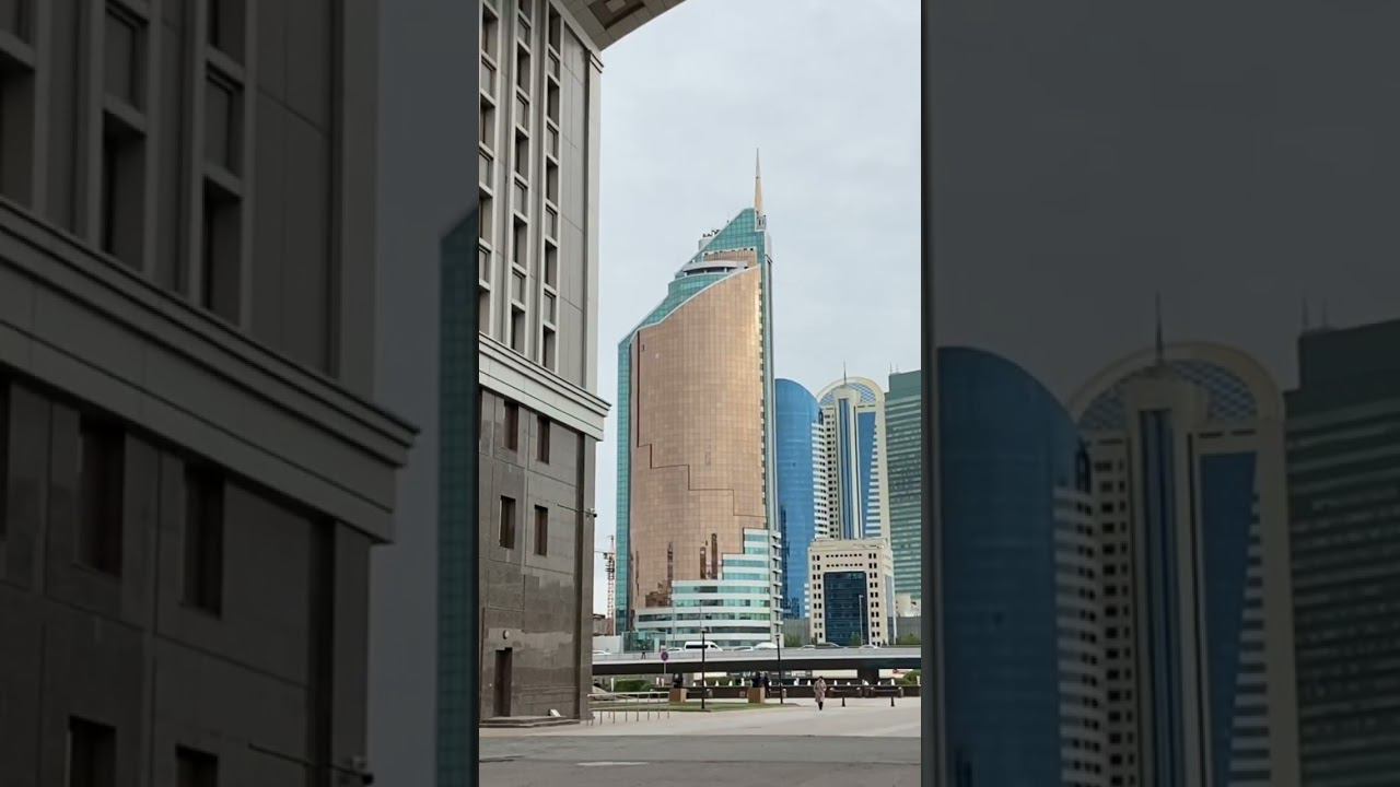 Астана. Левый берег. Нуржол бульвар. (Kazakhstan. Astana - new city)