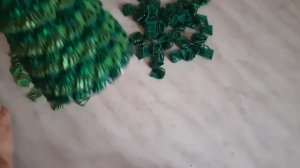 Очаровательная ёлочка из глитерного фоамирана своими руками.Мастер Класс от Ларисы.