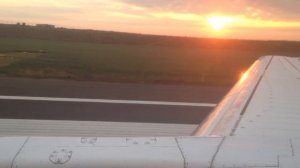 full take off Iasi airport 737-500 YR-AMA