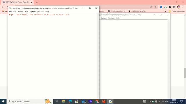 how to import one python file variable in other python  file #pythontricks #chatgpt