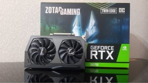 Видеокарта RTX 3070 ZOTAC GAMING ОБЗОР