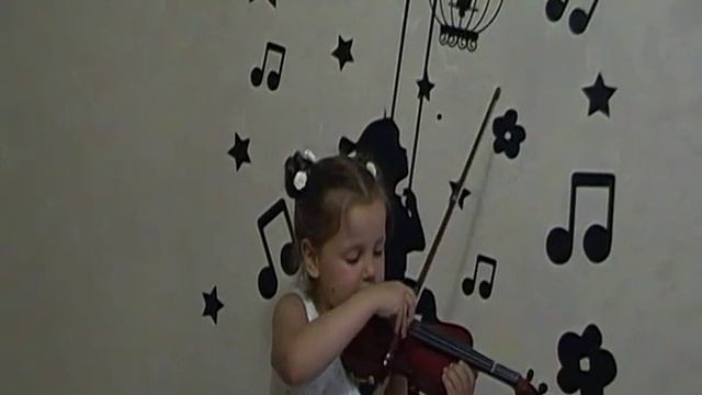 Соловьева Лиза, 5 лет. 1-й год обучения. Й. Йорданова Этюд № 8 смотреть онлайн