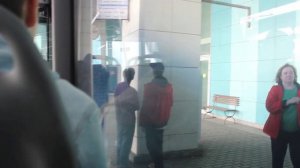 Заезд и отправление от ТПУ "Планерная" на автобусе №959 в сторону ТЦ "Мега - Химки"