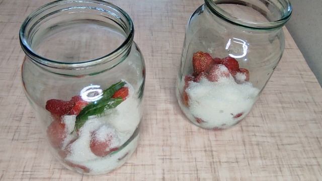 Клубничный компот БЕЗ СТЕРИЛИЗАЦИИ! Заготовки на зиму! ✧ Strawberry Compote Without Sterilization!