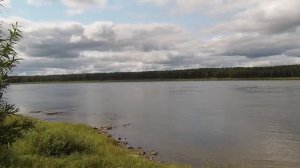 Рыбалка на Хариуса р.Енисей д.Подпорожье Красноярский край. Август 2019.