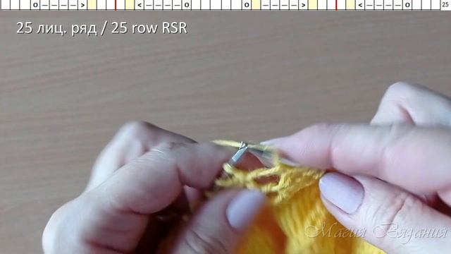 Красивый ажурный воротник спицами