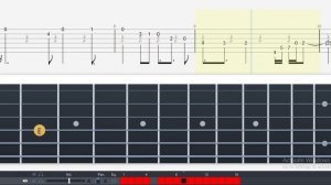 Guitar Tab - Never Meant to Belong (Bleach) OST Fingerstyle Tutorial Sheet Lesson #Anp