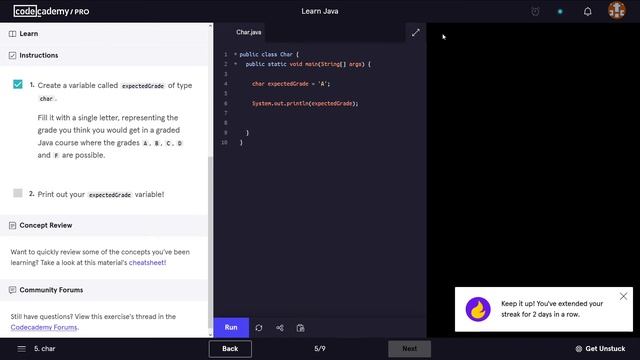 Learn Java - 2.0 Variables | Codecademy Walkthrough смотреть онлайн