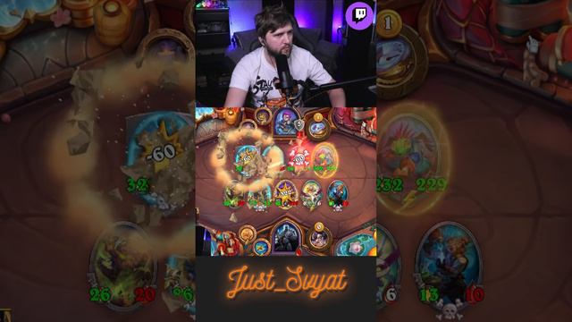 Соляночка не удалась =( #just_svyat #stream #twitch #hsbg #hs #shorts #hearthstone