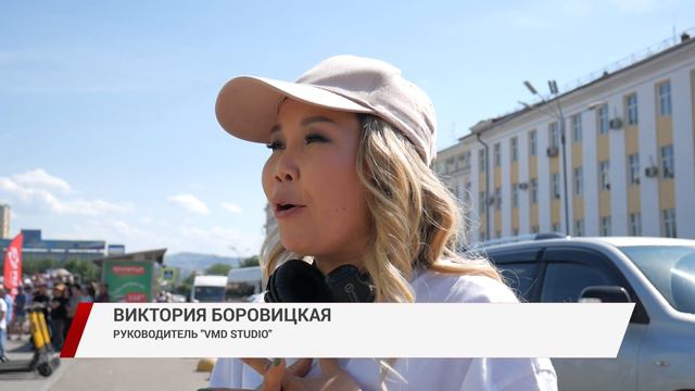 Юные и опытные танцоры станцевали на площади Советов на фестивале "ДвижФЕСТ"