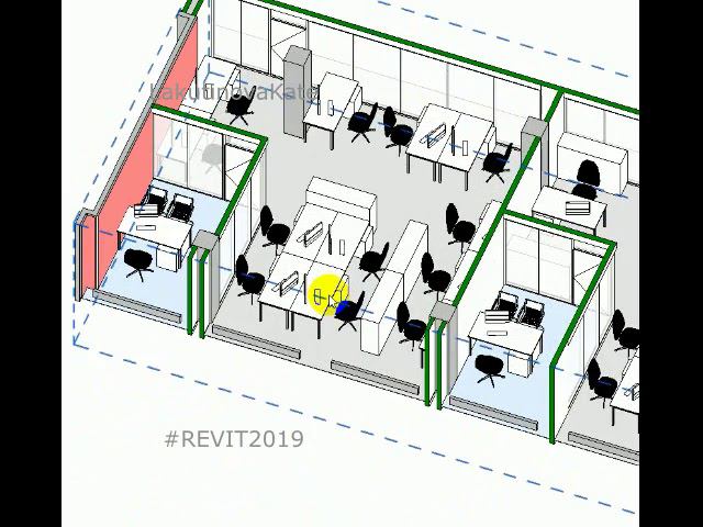 #Revit. 3Д Модель небольшого офиса