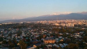 Almaty view from drone/ Алматы ул Фадеева с дрона