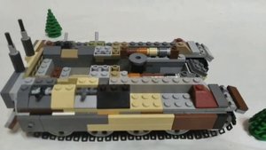 LEGO инструкция на средний немецкий танк Panther D