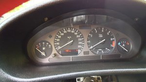 BMW E36 (1993) тест приборной панели