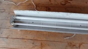 Люминесцентный светильник СССР ЦП ВОС 1967 года