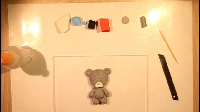 Урок по созданию декора "Мишка Тедди" из полимерной глины смотреть онлайн