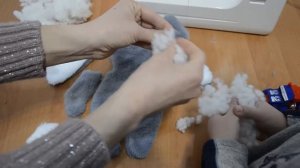 Зайчик, мягкая игрушка своими руками! Самый простой вариант пошива. ЗАЯЦ ЗА ЧАС!