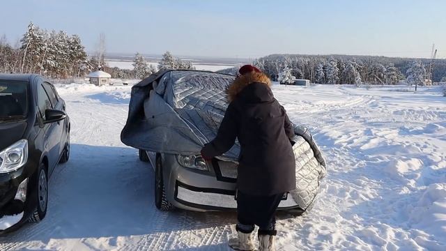 PORTABLE GARAGE - A warm blanket for cars (-71С/-95.8F) смотреть онлайн