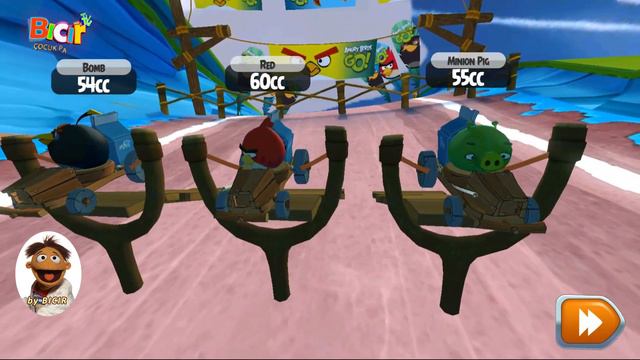 Bıcır Tv Angry Bird Race - Heyecan Dolu Araba Yarış Oyunu - Eğlenceli Çocuk Oyunları #Kidschannel смотреть онлайн