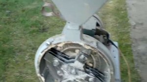 зернодробилка из тормозного барабана