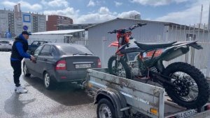 Выдача мотоцикла PROGASI HARDCORE 450 в MAXMOTO г.Красноярск