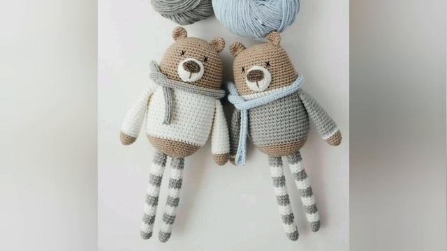 Top Crochet Teddy bear Amigurumi ideas/Part-1 #crochet #crocheting #crochetideas #crochetamigurumi смотреть онлайн