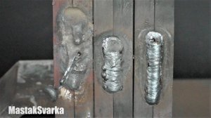 Как влияет длина дуги на внешний вид вертикального шва