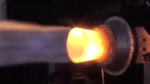 Испытание ракетного двигателя на обжиг