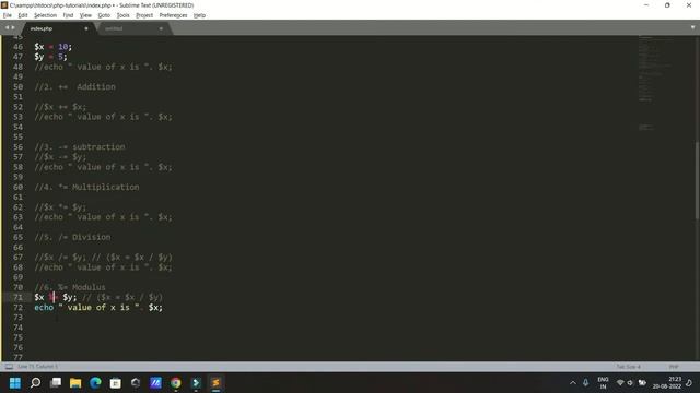 How to use PHP Operators and what are the types of PHP Operators in Hindi PART 1