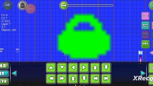 сделал Geometry Dance уровень