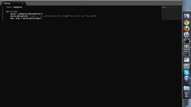 Python Command Line Application 1 - Introduction - Hello World