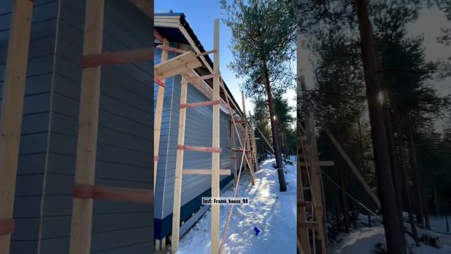 Строим дом по проекту Каскад ? #каркасныйдом #врек #строительство смотреть онлайн