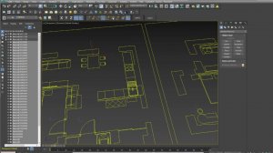 Импорт чертежа из autoCAD dwg в 3ds мах 2017