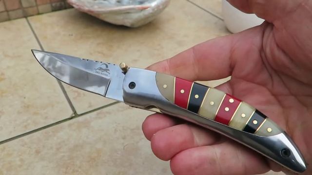 DKC-160-440c-PC Red Herring Pocket Clip 440c Stainless Steel DKC Knives Custom Hand Made смотреть онлайн