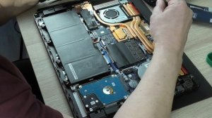 Замена термоинтерфейса и чистка ноутбука ASUS TUF GAMING FX705GM-EW126