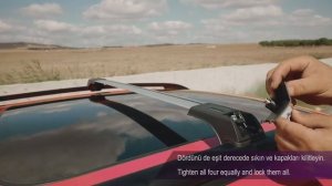 Поперечки для рейлінгів на ніжках Erkul Wingcarrier V1 встановлення на авто.