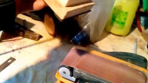 Заточка ножей электрорубанка-фуганка дома.