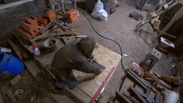 3d панно Орла из кирпича. Резьба по кирпичу смотреть онлайн