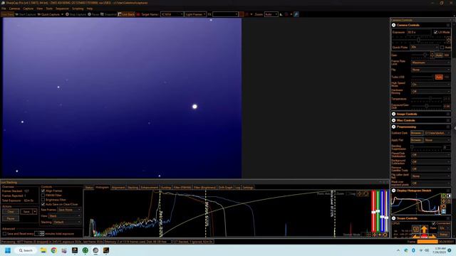 NGC7662, IC1614, Jupiter - Edge HD 11 ASI183MC SharpCap - Rooster Inn Observatory - 25-26 July 2023 смотреть онлайн